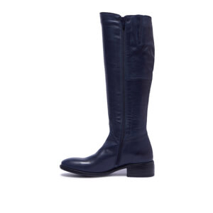 Carl Scarpa Ashby Navy Leather Boots